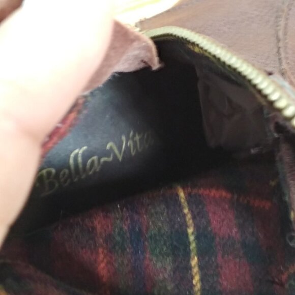 BELLA VITA ankle boots brown leather heels sz.7.5M - Picture 9 of 12